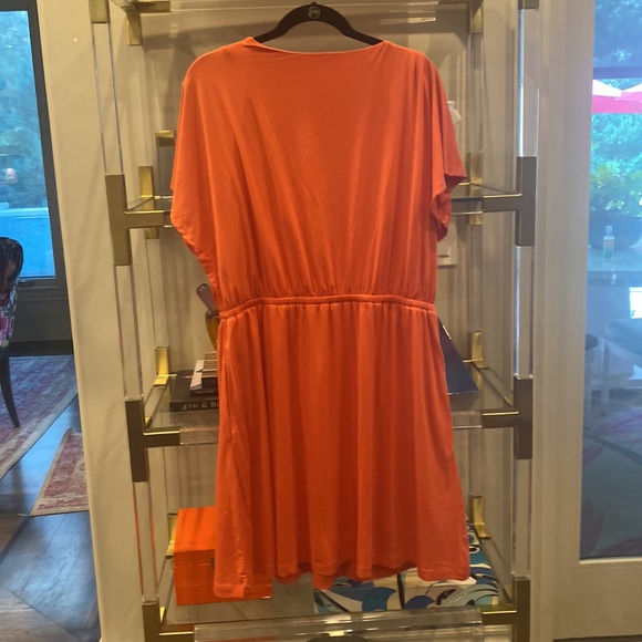 NWT!!! Soma coral drawstring dress - Picture 3 of 5